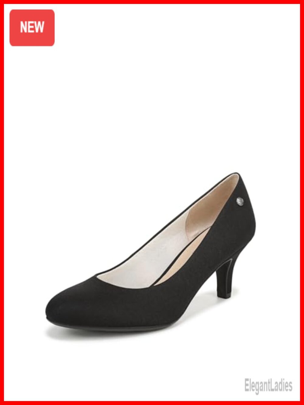 LifeStride Parigi Women's Pump Heel 2.5 Inch Round Toe Slip-On
